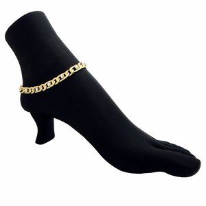 8mm Curb Link 14k Bracelet Anklet Elegant